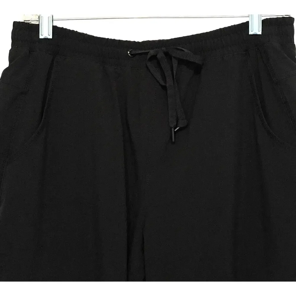 Eddie Bauer Flexion Polar Lined Pants Womens Size 8 Black Waterproof Gorpcore - Picture 4 of 12